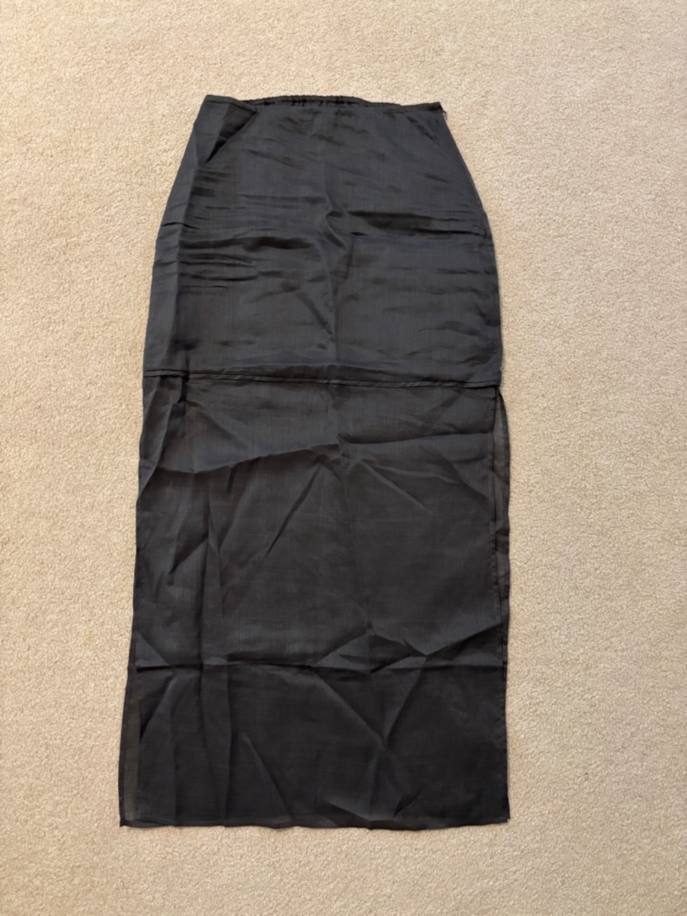 DISSH Kai Petrol Ramie Midi Skirt Size 4 - Picture 4 of 16